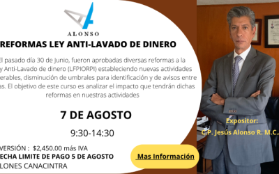 Reformas Ley Anti-Lavado de dinero (LFPIORPI) 2025